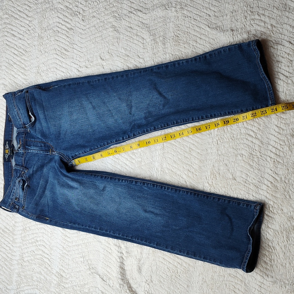 Women's Lucky Brand Sweet'N Crop Denim Blue Jeans Size 6/28 - Picture 4 of 11
